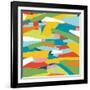 Broken Landscape One-Jan Weiss-Framed Art Print