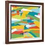 Broken Landscape One-Jan Weiss-Framed Art Print