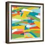 Broken Landscape One-Jan Weiss-Framed Art Print