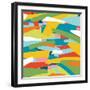 Broken Landscape One-Jan Weiss-Framed Art Print