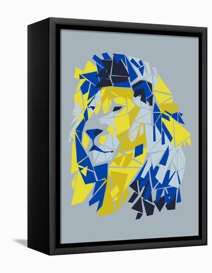 Broken Lion-null-Framed Stretched Canvas