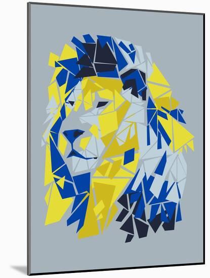 Broken Lion-null-Mounted Giclee Print