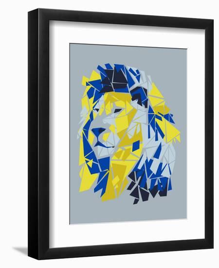 Broken Lion-null-Framed Giclee Print