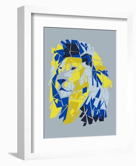 Broken Lion-null-Framed Giclee Print