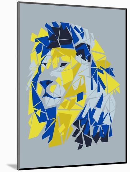 Broken Lion-null-Mounted Giclee Print