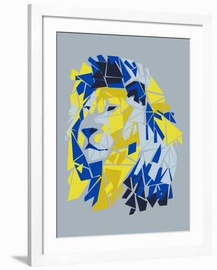 Broken Lion-null-Framed Giclee Print