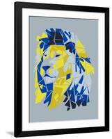 Broken Lion-null-Framed Giclee Print