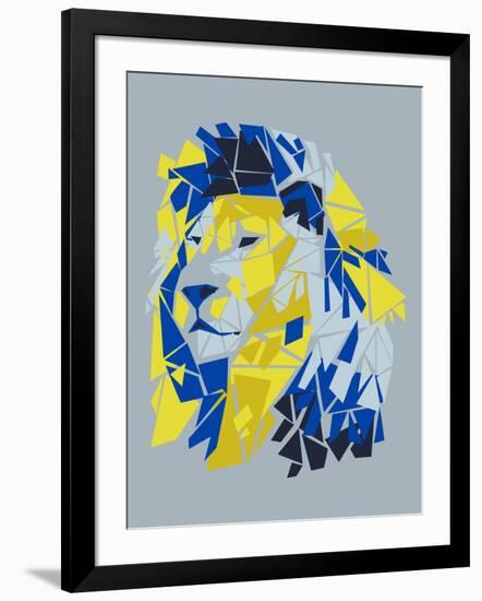 Broken Lion-null-Framed Giclee Print