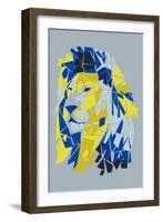 Broken Lion-null-Framed Giclee Print