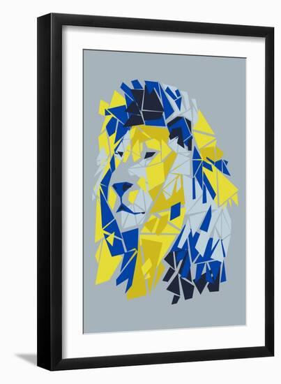 Broken Lion-null-Framed Giclee Print