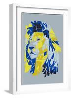 Broken Lion-null-Framed Giclee Print