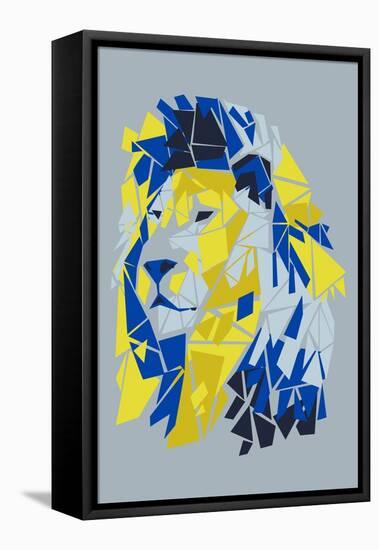 Broken Lion-null-Framed Stretched Canvas