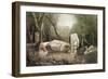 Broken Mayan Idol at Copan, Guatemala-Frederick Catherwood-Framed Giclee Print