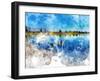 Broken PIer-Chamira Young-Framed Art Print