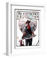 "Broken Plow," Country Gentleman Cover, August 22, 1925-William Meade Prince-Framed Giclee Print