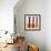 Broken Stripes 2-Laura Nugent-Framed Art Print displayed on a wall