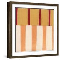 Broken Stripes 3-Laura Nugent-Framed Art Print