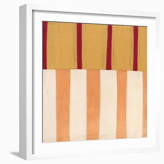 Broken Stripes 3-Laura Nugent-Framed Art Print