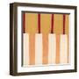 Broken Stripes 3-Laura Nugent-Framed Art Print