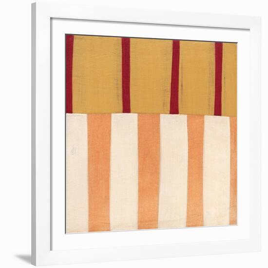 Broken Stripes 3-Laura Nugent-Framed Art Print