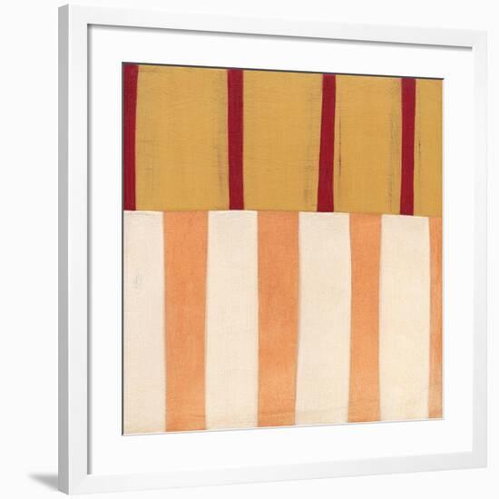 Broken Stripes 3-Laura Nugent-Framed Art Print