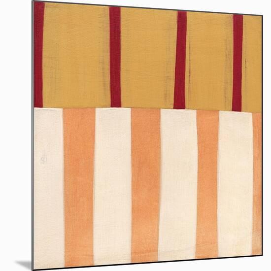 Broken Stripes 3-Laura Nugent-Mounted Art Print