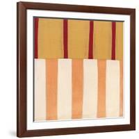 Broken Stripes 3-Laura Nugent-Framed Art Print