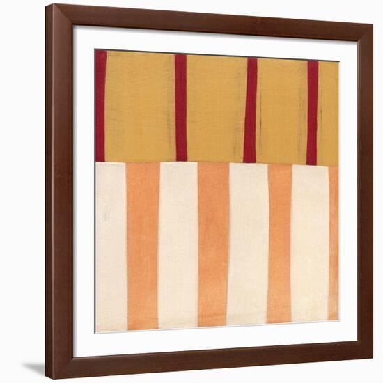 Broken Stripes 3-Laura Nugent-Framed Art Print