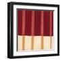 Broken Stripes 4-Laura Nugent-Framed Art Print