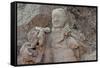 Broken Terracotta Soldier at Qin Shi Huangdi Tomb-null-Framed Stretched Canvas