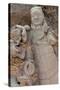 Broken Terracotta Soldier at Qin Shi Huangdi Tomb-null-Stretched Canvas