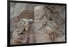 Broken Terracotta Soldier at Qin Shi Huangdi Tomb-null-Framed Photographic Print