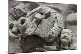 Broken Terracotta Soldier at Qin Shi Huangdi Tomb-null-Mounted Photographic Print
