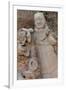 Broken Terracotta Soldier at Qin Shi Huangdi Tomb-null-Framed Photographic Print