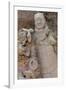 Broken Terracotta Soldier at Qin Shi Huangdi Tomb-null-Framed Photographic Print