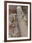 Broken Terracotta Soldier at Qin Shi Huangdi Tomb-null-Framed Photographic Print