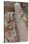 Broken Terracotta Soldier at Qin Shi Huangdi Tomb-null-Stretched Canvas