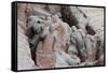 Broken Terracotta Soldiers at Qin Shi Huangdi Tomb-null-Framed Stretched Canvas