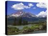 Broken Top Mountain & Sparks Lake-Steve Terrill-Stretched Canvas