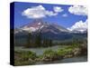 Broken Top Mountain & Sparks Lake-Steve Terrill-Stretched Canvas