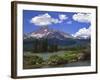 Broken Top Mountain & Sparks Lake-Steve Terrill-Framed Photographic Print