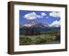 Broken Top Mountain & Sparks Lake-Steve Terrill-Framed Photographic Print