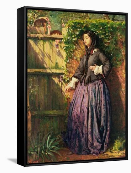 Broken Vows, 1857-Philip Hermogenes Calderon-Framed Stretched Canvas