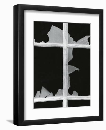 Broken Window, 1971-Brett Weston-Framed Premium Photographic Print