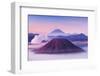 Bromo, Batok and Semeru Volcanoes at Sunrise, Java Island, Indonesia-saiko3p-Framed Photographic Print