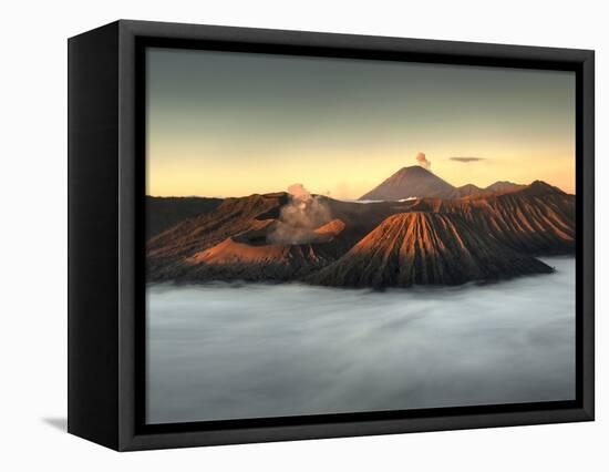 Bromo-Tengger-Semeru National Park on the Island of Java in Indonesia-Kyle Hammons-Framed Stretched Canvas