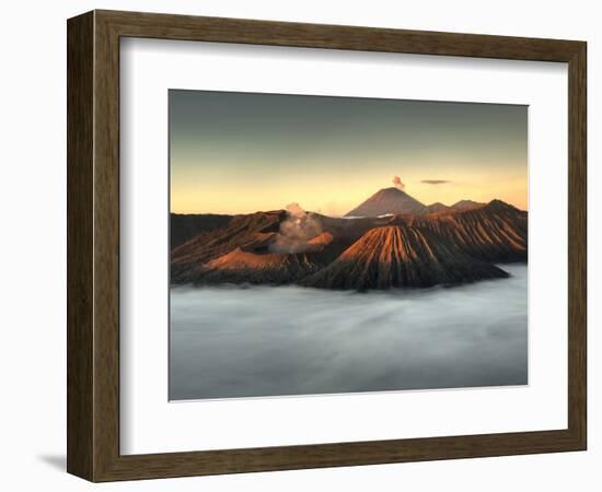 Bromo-Tengger-Semeru National Park on the Island of Java in Indonesia-Kyle Hammons-Framed Photographic Print