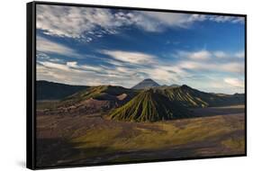 Bromo Volcano and Bromo Tengger Semeru National Park-Alex Saberi-Framed Stretched Canvas