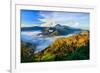 Bromo Volcano at Sunrise,Tengger Semeru National Park, East Java, Indonesia-lkunl-Framed Photographic Print