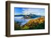 Bromo Volcano at Sunrise,Tengger Semeru National Park, East Java, Indonesia-lkunl-Framed Photographic Print